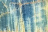 Polished Blue Calcite Slab - Argentina #264741-1